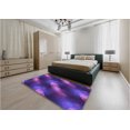 thumbnail image 4 of Ahgly Company Indoor Rectangle Patterned Purple Plum Purple Area Rugs, 5' x 8', 4 of 6