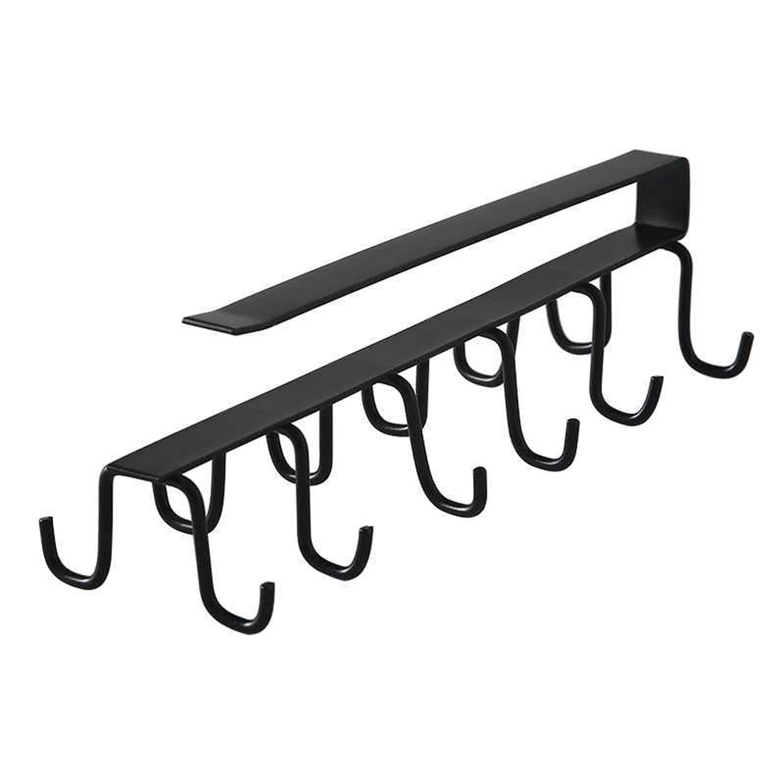 hirigin Kitchen Hook Rack WallMounted Large Capacity Iron Storage Rack