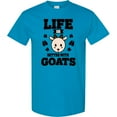 thumbnail image 3 of Inktastic Life is Better with Goats T-Shirt, 3 of 5