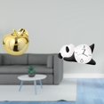 thumbnail image 2 of Estatua decorativa,Escultura de frutas para decoración del hogar para escritorio interior.,Figura de cerámica para escritorio,Reloj de pared,Reloj de pared Panda Decoración del hogar Lindo, 2 of 8