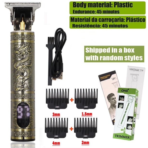 Afeitadora de pelo eléctrica inalámbrica T9, recortadora de pelo, electrodomésticos, maquinillas de afeitar para peluquero de viaje, máquina de afeitar para hombres, recortadora para hombre