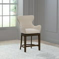thumbnail image 2 of Hillsdale Caydena 25.75" Wood Contemporary Counter Stool in Rustic Gray/Cream, 2 of 12