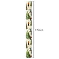 thumbnail image 6 of HOMERAL Christmas Wrapping Paper Roll - 17 Inch X 33Feet - Christmas Tree, Couple with Gold Foil Metallic Shine, 6 of 7