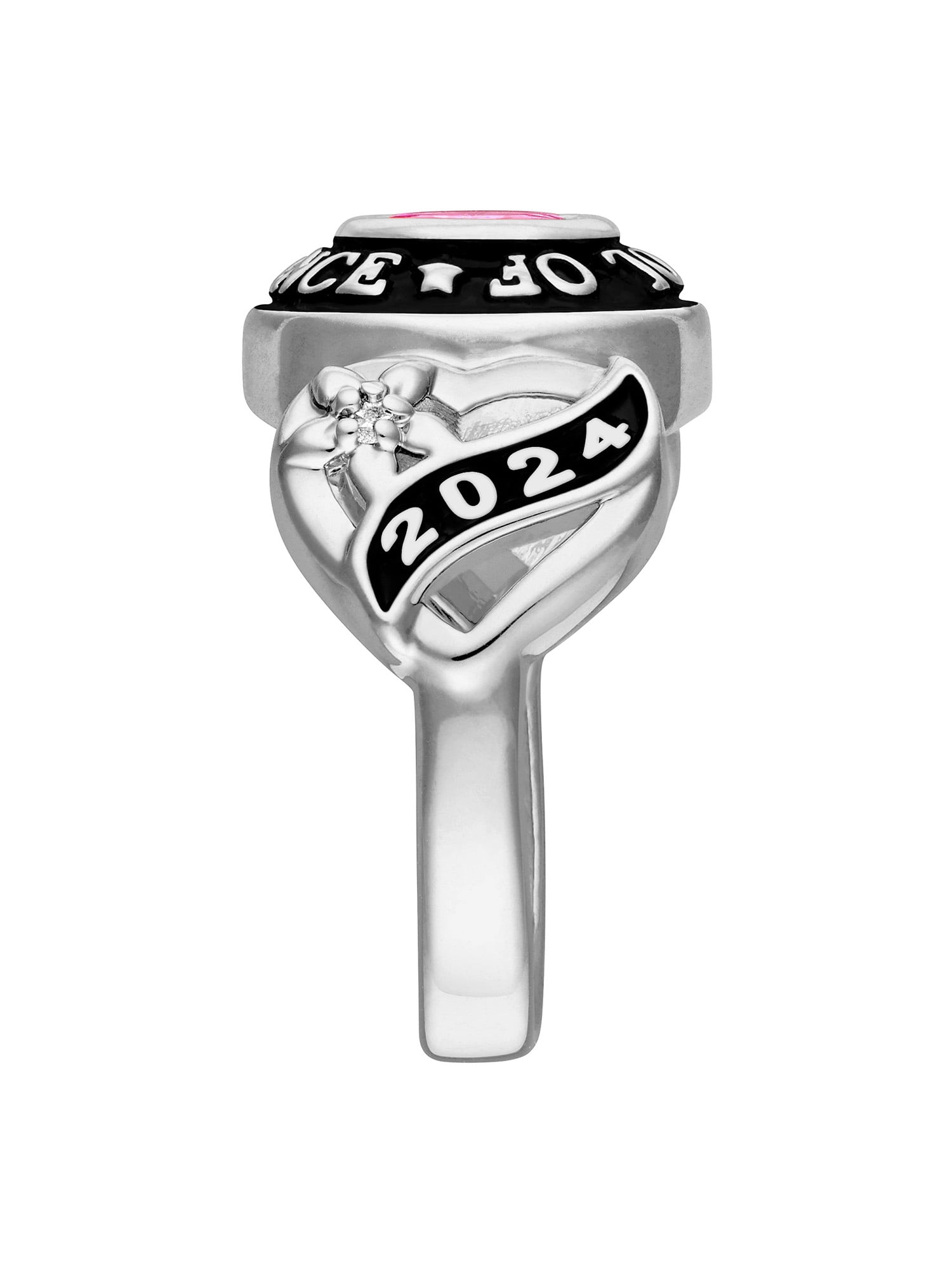 Order Now for 2025 Graduation, Freestyle Women's Celebrium® Sweetheart Class Ring with CZ, Personalized, High School or College