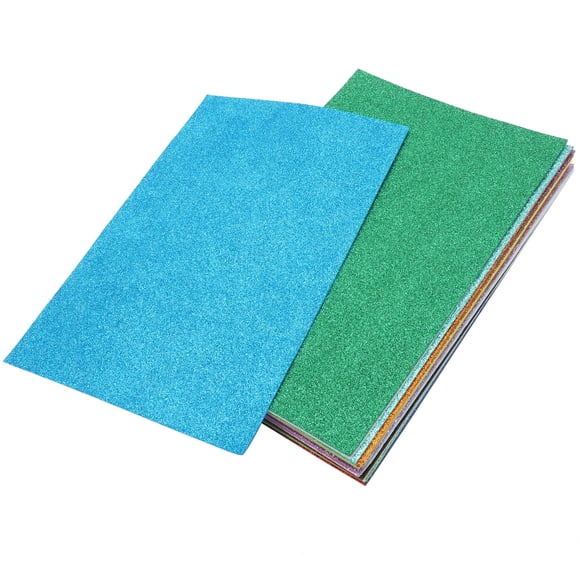 NUOLUX 20Ud Papel Espuma Glitter Para Artesanías Y Colorida
