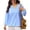 Sky Blue, variant on QIYAGBSA Color Block Crew Neck Tops for Women, Long Sleeve Loose Pullover Sweatshirt with Contrast Detail, Casual Spring Fall Streetwear
