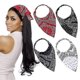 thumbnail image 1 of 4 Pieces Elastic Hair Scarf Headband Print Vintage Turban Hair Scarves Cotton Headwrap Triangle Kerchief Head, 1 of 5