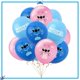thumbnail image 3 of Decoración para fiesta de cumpleaños de Stitch, suministros en azul cielo, telón de fondo, servilletas de papel, platos, vasos, vajilla, globos, baby shower, 3 of 5