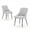Beige, variant on COLAMY Modern Upholstered Dining Chairs Set of 2 Kitchen Side Chair with Metal Legs Beige