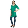 thumbnail image 1 of Tunique Bollywood Kurta Uni Indien Designer Femmes Kurti Ethnique Haut en Coton Robe, 1 of 1