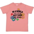 thumbnail image 3 of Inktastic In a World You Can Be Anything Be Kind Autism Awareness Boys or Girls Toddler T-Shirt, 3 of 5