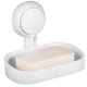 thumbnail image 1 of Jabonera de pared con ventosa para ducha, bandeja, plato, viaje, baño, aspiradora, 1 of 6