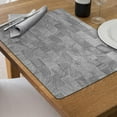 thumbnail image 3 of Set De Table Imprimé Avec Dos En Liège Bois Gris/Noir - Lot De 12, 3 of 3