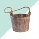 thumbnail image 2 of Hangable Wood Fleshy Flower Pot Group Handmade Hemp Rope Logs Old Indoor Decorations Plants Succulent Potted Holder, 2 of 3