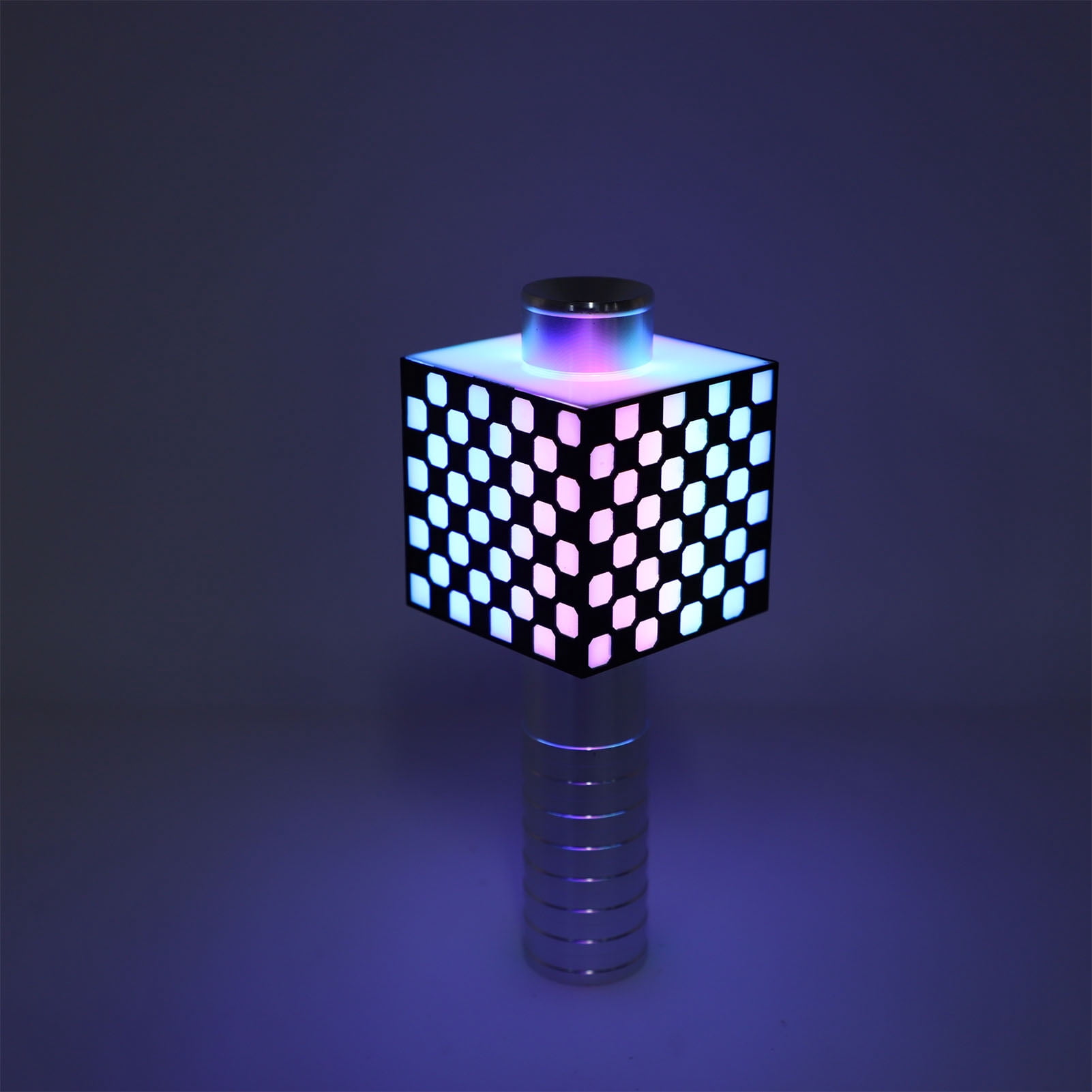 Rupoun LED Handheld Strobe Light Rechargeable RGB Bottle Service Light for Nightclub Wedding Concert Outdoor Event 3 Modes High Brightness Portable Party Illumination Tool