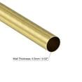 thumbnail image 3 of Uxcell 15mm OD 0.5mm Wall Thickness 200mm Length Brass Round Tube 2 Pack, 3 of 5
