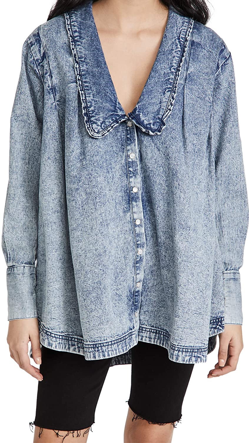 Womens Charlie Denim Button Down 