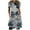 Blue womens dresses, variant on Wycnly Womens Dresses Loose Swing Pocket Tunic Tshirt Midi Dresses Casual Tie-Dye Print Round Neck Short Sleeve Knee-Length Summer Dress Multicolor xxxl Clearance Under $5