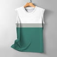 thumbnail image 5 of Flash Deal Hassda Camisole pour Femmes Mode Confortable Décontracté Couleur Unie Couture Col Rond Haut Sans Manches pour Femmes Vert TTTG, 5 of 5