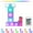 L, variant on Herrnalise Colorful LED Letter Lights with Remote,Marquee Light Up Letters Sign for Night Light Wedding/Birthday Party,Night Lights Powered by Batteries or USB for Home Bar Decor - S