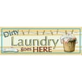 thumbnail image 3 of Gorham, Gregory 18x9 Black Modern Framed Museum Art Print Titled - Dirty Laundry, 3 of 5