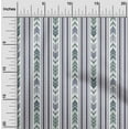 thumbnail image 1 of oneOone Viscose Chiffon Fabric Arrow & Stripe Geometric Print Sewing Fabric BTY 42 Inch Wide, 1 of 4