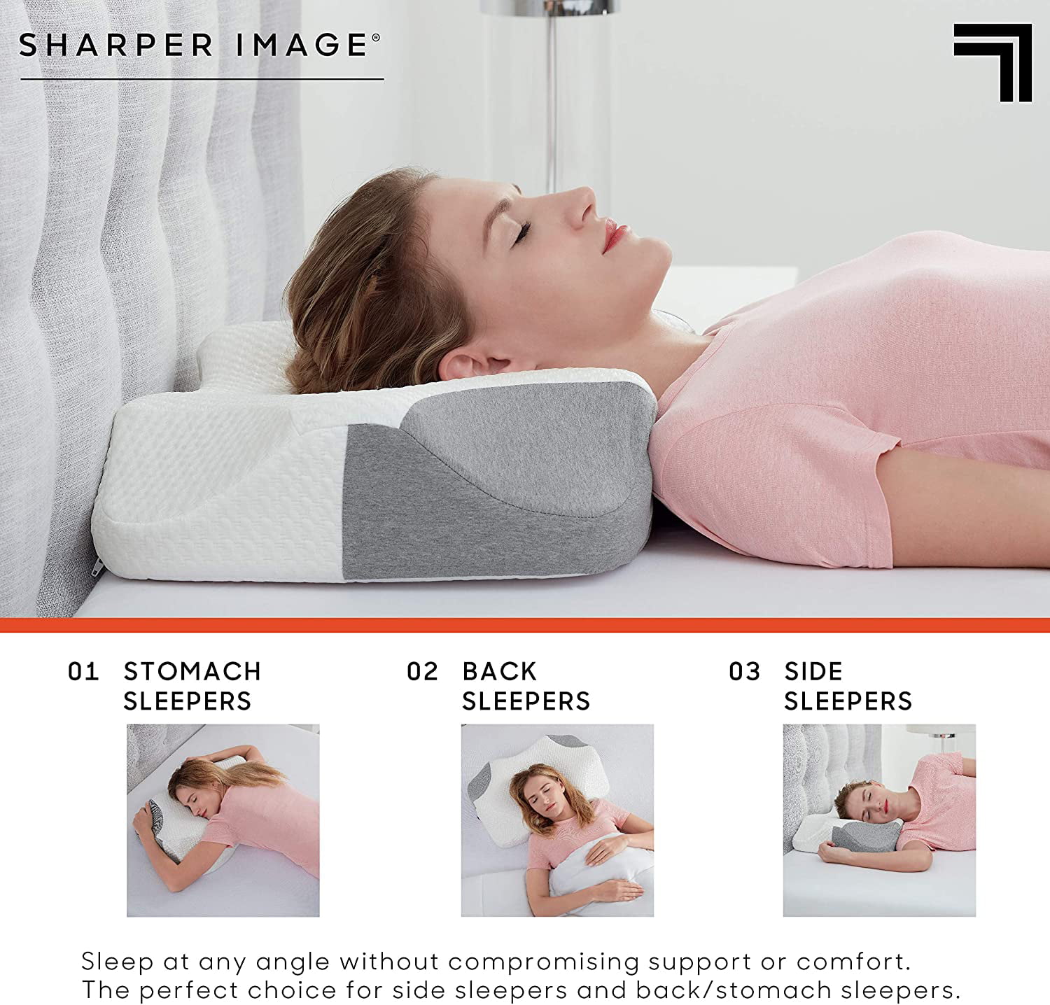 Cube Memory Foam Pillow Side Sleeper Pillow For Neck And, 57% OFF