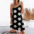 thumbnail image 2 of Sundresses for Women Casual Summer - Beach Dresses for Women Casual Summer Sleeveless Sundress Knee Length Midi Dress Boho Floral Vacation Tank Dress, 2 of 7