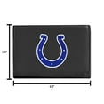 thumbnail image 4 of Carolina Panthers Embroidered Leather Tri-Fold Wallet, 4 of 9