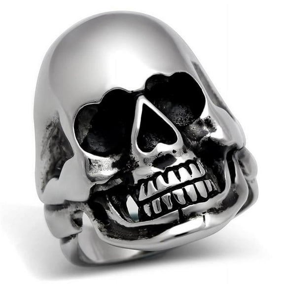 Alamode TK305-13 Men High Polished Stainless Steel Ring with No Stone in No Stone - Size 13