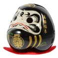 thumbnail image 3 of Figura decorativa de Daruma, decoración de cerámica japonesa, Daruma, estatua japonesa de Darma, figura de Darma de riqueza, 3 of 7
