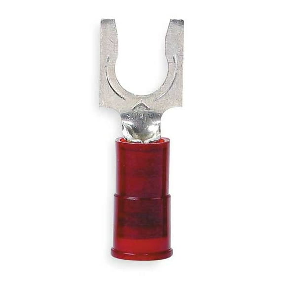 3m Fork Terminal,Tin,Copper,Red,PK100 MNG18-10FLX