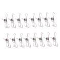 thumbnail image 4 of 16 pinzas para ropa de acero inoxidable, clips para calcetines, alfileres para ropa 10cm, 4 of 7