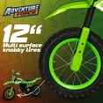 thumbnail image 5 of Adventure Force 12V Electric Dirt Bike, Kids Battery Powered Ride on, Ages 5 Years and up, Green, 5 of 11