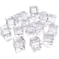 thumbnail image 1 of ZHAOCHENG XinxuCarámbanos acrílicos, carámbanos falsos transparentes para decoración de bares, rellenos de jarrones, accesorios de fotografía, manualidades (100 piezas-2*2 cm), 1 of 5