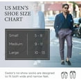 thumbnail image 2 of Men's No Show Socks - Non Slip & Low Cut Under Ankle Invisible Socks - For Casual & Formal Wear - Soft & Stretchable, 2 of 4