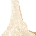 thumbnail image 4 of Byworldtasic Plus Size Front Closure Bras for Women No Underwire Comfort Lace Full Coverage Bralette Wireless Snap Closing Bra, 4 of 5