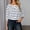 Blue, variant on T Shirts for Women Basic Y2K 3/4 Sleeve Crewneck Striped Tops Fashion Trendy Casual Summer Tees 2026s
