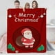 thumbnail image 1 of xihome Manta navideña grande de franela de 150 x 100 cm, suave y gruesa, de polister con estampado navideño. Ideal para regalar., 1 of 6