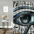 thumbnail image 2 of Orinice Egyptian Symbols Bathroom Decor Set with Hooks, Colorful Luxurious Graphic Print Polyester Fabric Shower Curtain for Bathroom Decoration, Multi Size Pack 36x72, 2 of 7