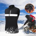 thumbnail image 2 of Chaleco reflectante de alta visibilidad para motocicleta, chaleco para ciclismo, camiseta de alta visibilidad METRO Hugo Chaleco de ciclismo para correr para hombre, 2 of 6