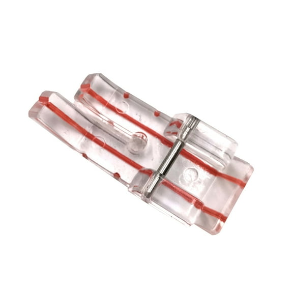 Patchwork Clear Presser Foot 1/4" (Quarter Inch) Sewing Machine Presser Foot Quilting - Low Shank Snap-On