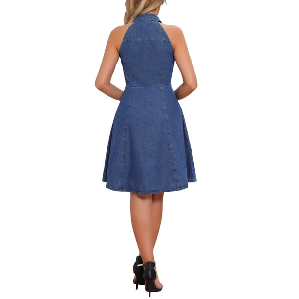 blue lace bodycon dress Navy Lace Bodycon Dress with High Neck & Layered Skirt, S main image 0