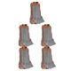 thumbnail image 3 of Minnieouse Maxi vestido de fibra multifuncional y elegante para mujer Vintage Boho Robe cómodo fuera del hombro elegante vestido de verano gris S Type2 NO2, 3 of 6