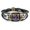 5, variant on Alloy Bracelet Punk Style Decorative Vintage Faux Leather Alloy Bracelet for Tourism Memorial