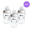 Tommee Tippee Baby Bottles, Natural Start Anti-Colic Baby Bottle with Medium Flow Breast-Like Nipple, 11oz, 3m+, Self-Sterilizing, Baby Feeding Essentials