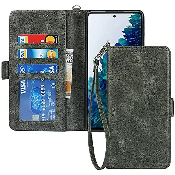 ELTEKER Samsung Galaxy S20 FE Wallet Case,Premium Leather Credit Card Holder Magnetic Flip Kickstand Wallet Case