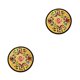 thumbnail image 3 of Cateissary Posavasos para bebidas, tapete étnico para taza de té, almohadilla bordada, almohadillas aislantes, decoración de para fiesta Amarillo 2piezas, 3 of 6