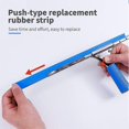 thumbnail image 4 of Professional Window Squeegee, Window Cleaning Squeegee, Silicone Shower Squeegee, Floor Squeegee With Handle, Squeegee With Rubber Lip, Window Squeege, 4 of 5