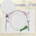 thumbnail image 3 of Ambesonne Romance Place Mats Set of 4, Mermaid Art, Standard Size, Pink Green, 3 of 6